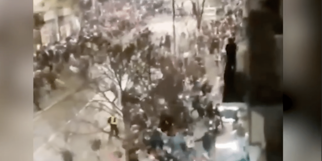 Footage emerges showing what appears to be military-grade sonic cannon used to disperse protesters in Serbia